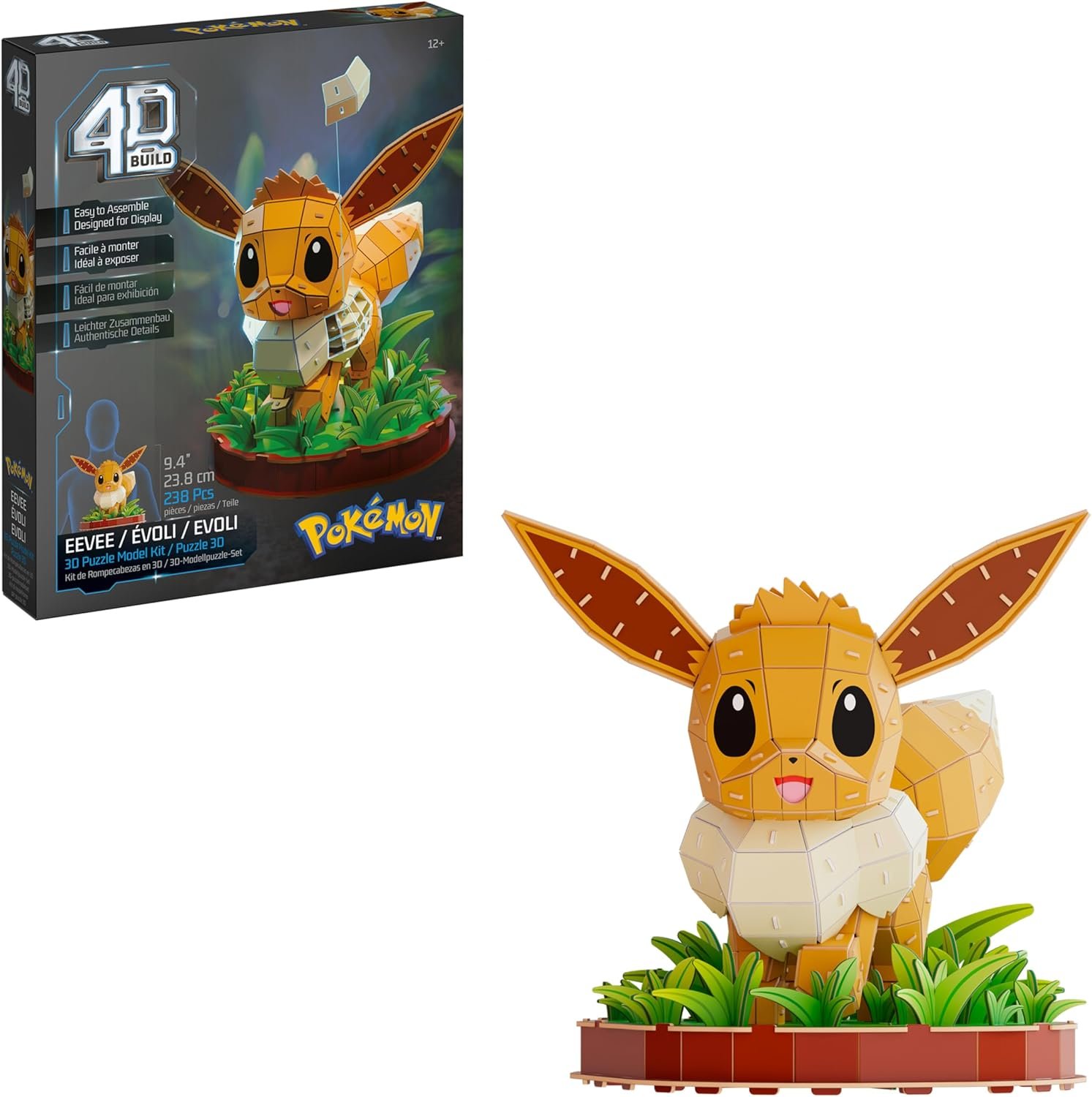 A close-up of a Squid Game Manager mask, featuring a geometric design with a prominent triangle symbol on the front, set against a plain background. The mask is made of a glossy material, highlighting its sharp angles and distinct shape.